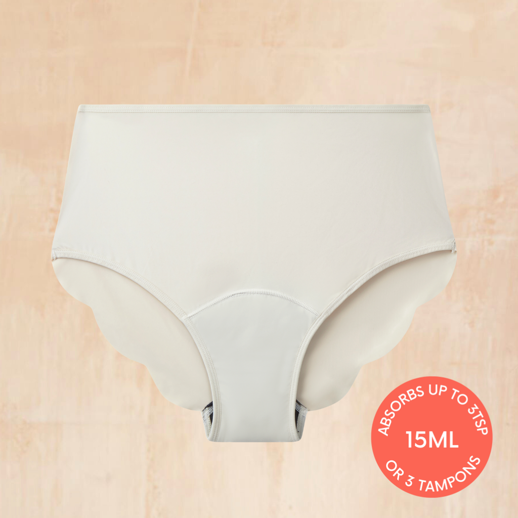 NIXI Body Coni Cream High-Waist Leakproof Knickers