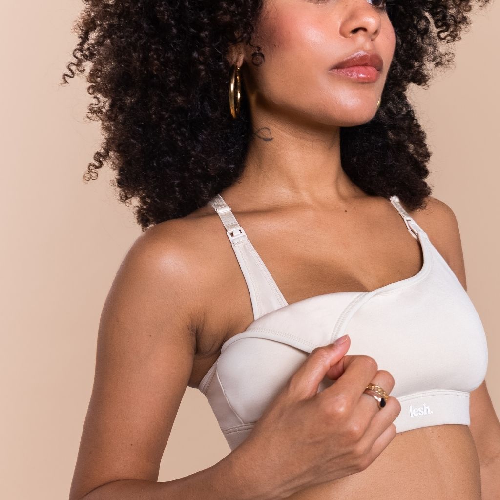 Lesh Freeflo 2.0 Leakproof Nursing Bra for Day-Long Comfort and Easy Feeding