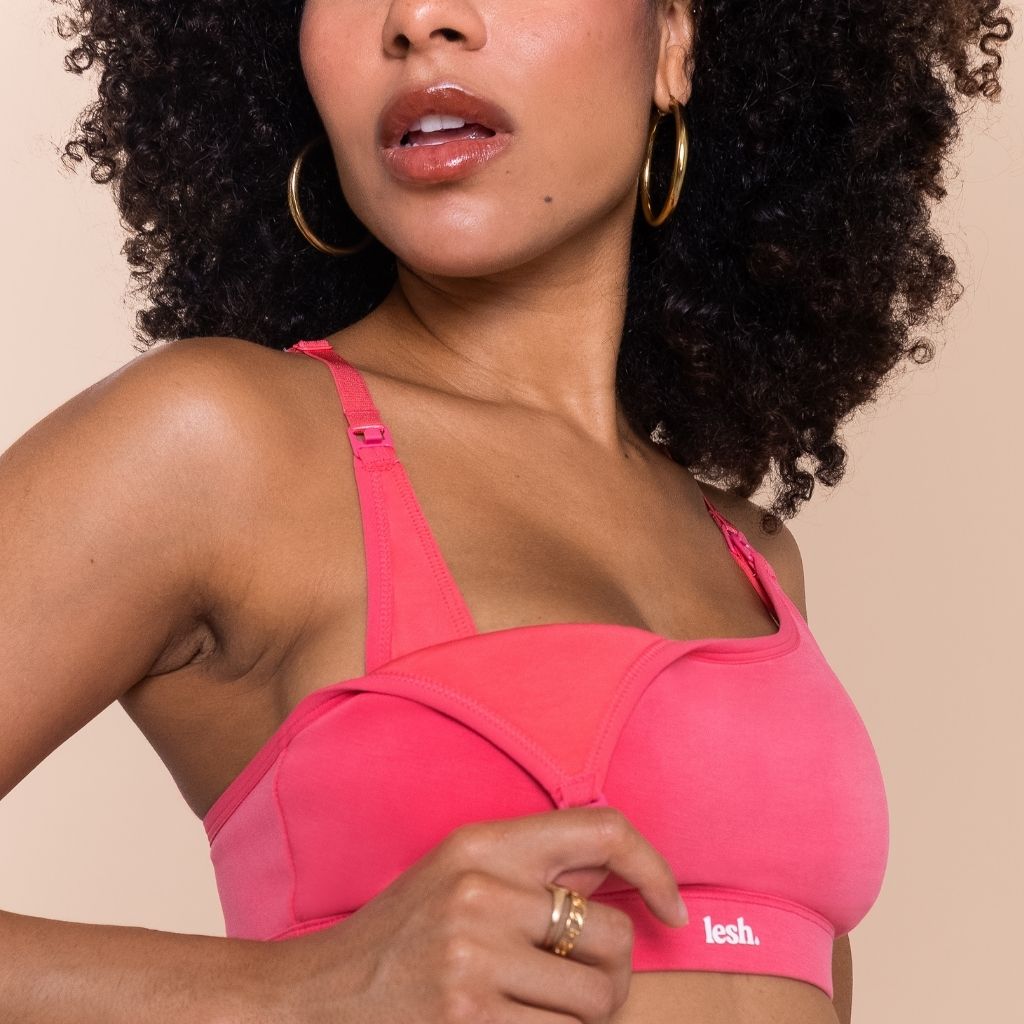 Lesh Freeflo 2.0 Leakproof Nursing Bra for Day-Long Comfort and Easy Feeding