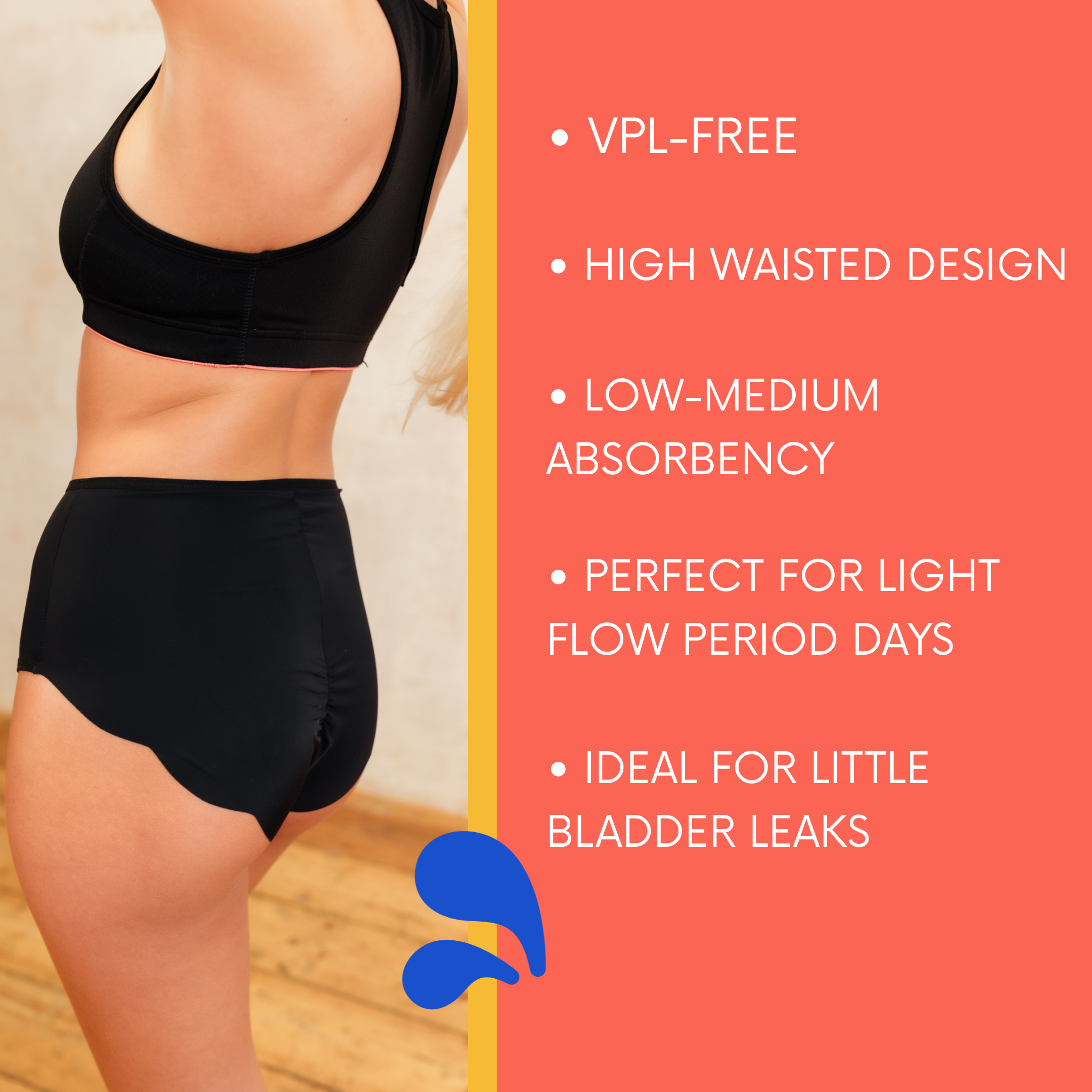 NIXI Body Polly High-Waist Heavy Leakproof Knickers