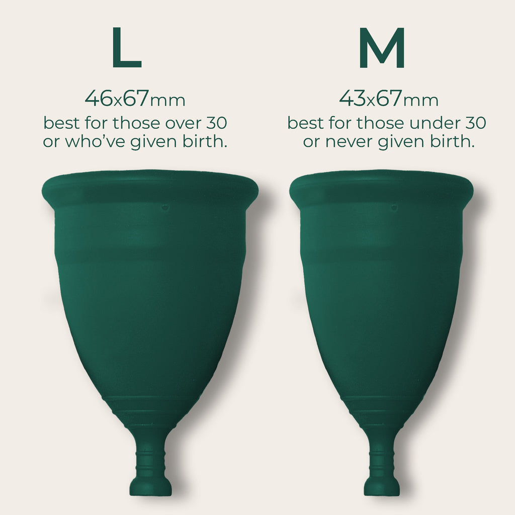 DAME Period Cup – Reusable, Medical-Grade, 2 Sizes