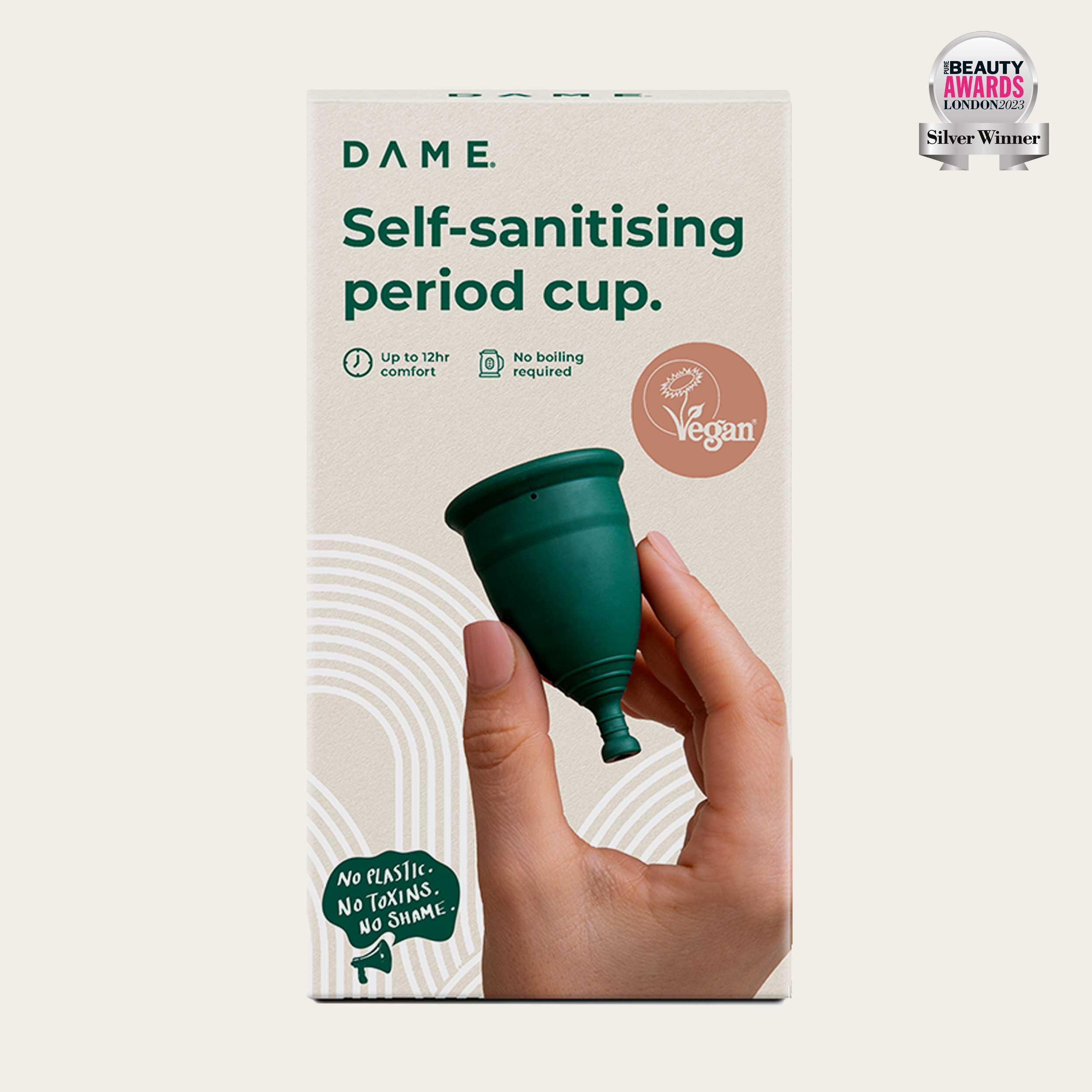 DAME Period Cup – Reusable, Medical-Grade, 2 Sizes