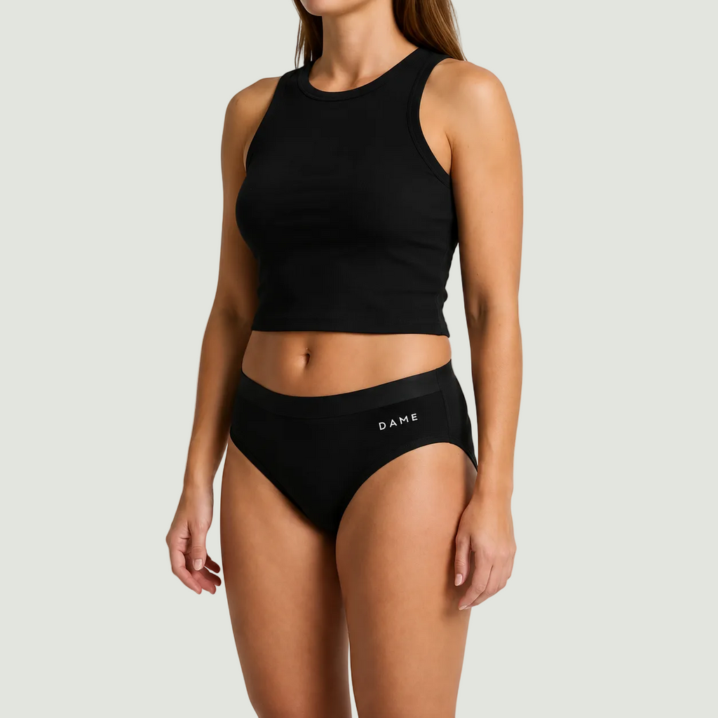 DAME Bikini Period Pant – Organic Cotton, Medium Absorbency