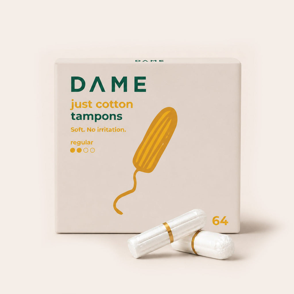 DAME Organic Cotton Tampons Value Pack – 3 Absorbencies