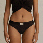 DAME Thong Period Pant – Organic Cotton, Light Absorbency