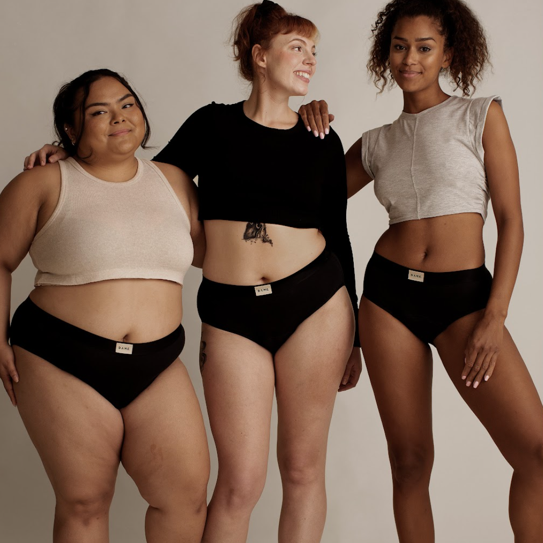 DAME High Waist Period Pants – Organic Cotton, No VPL