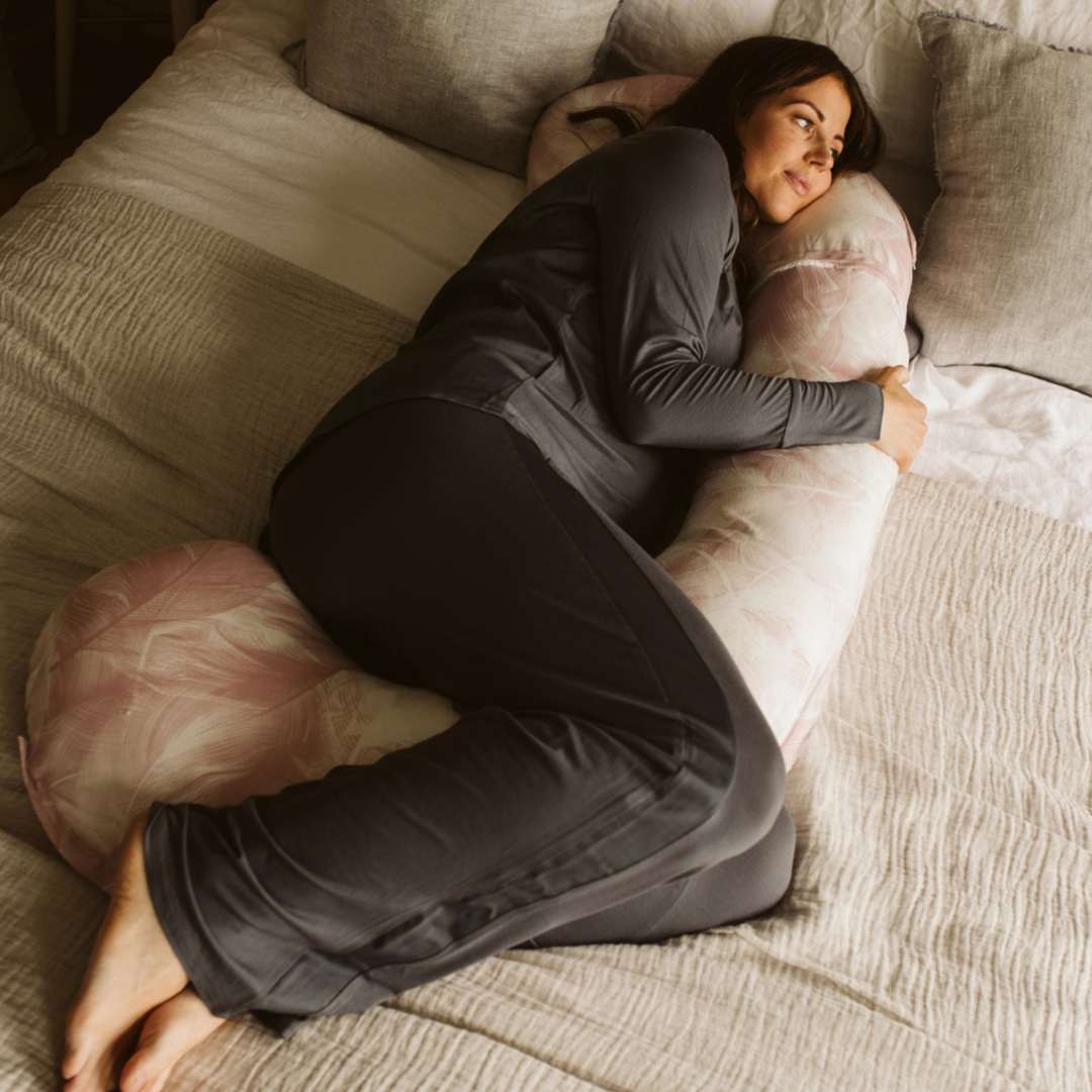 BellaMoon 3-in-1 Pregnancy & Nursing Pillow – Feather Nest