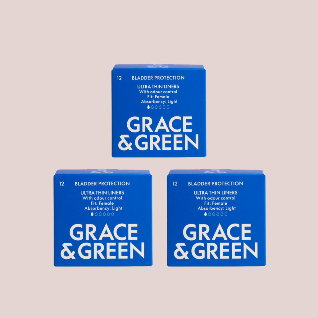 Grace & Green Bladder Liners Light – 3 Box Bundle