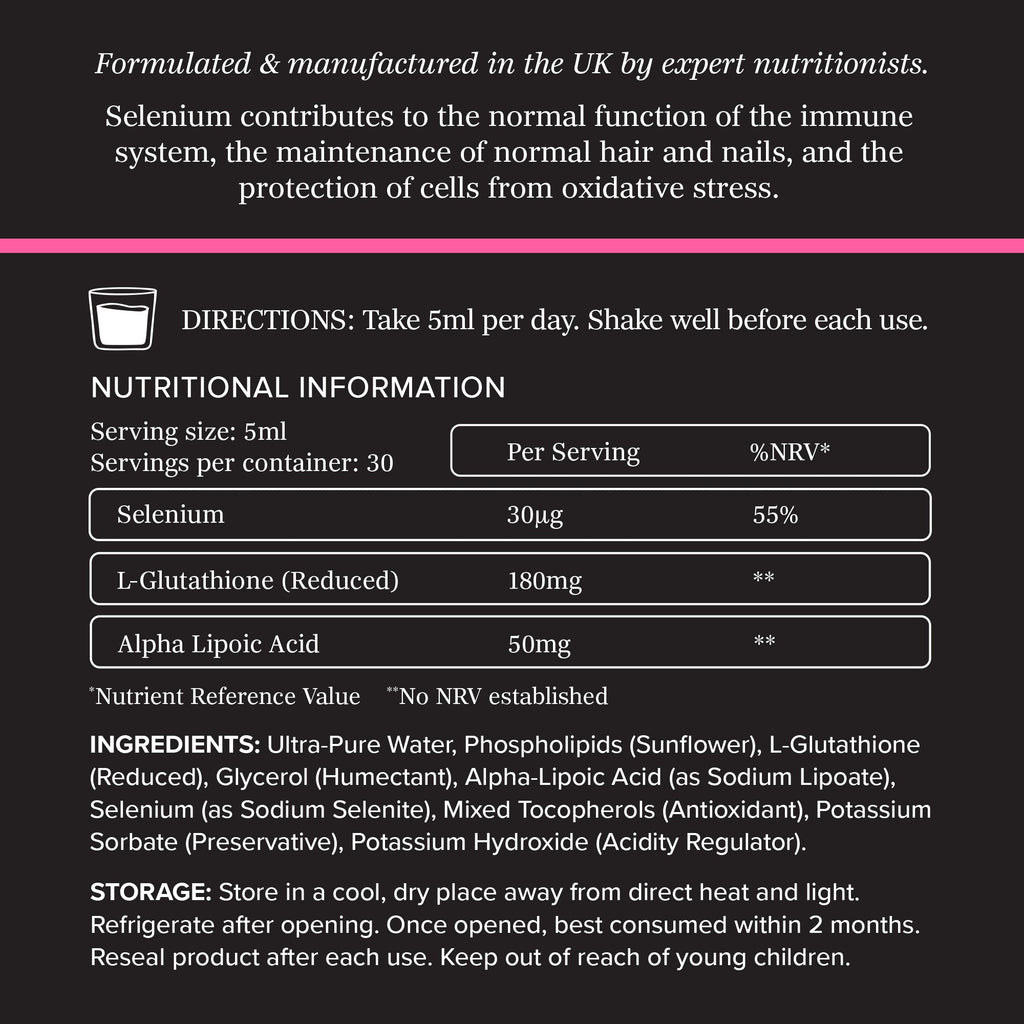 Meteron Labs Liposomal Glutathione + ALA & Selenium- 150ml