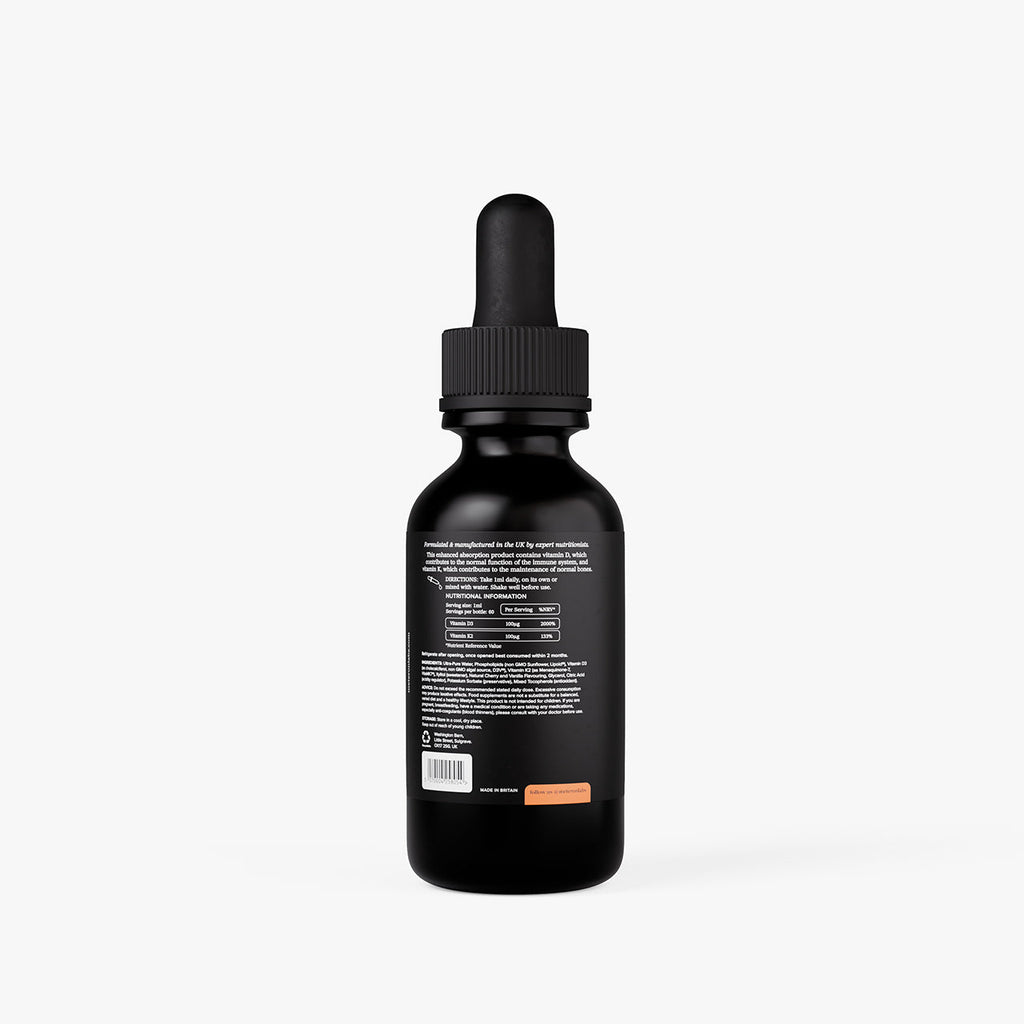 Meteron Labs Liposomal Vitamin D3 & K2 – 60ml Liquid