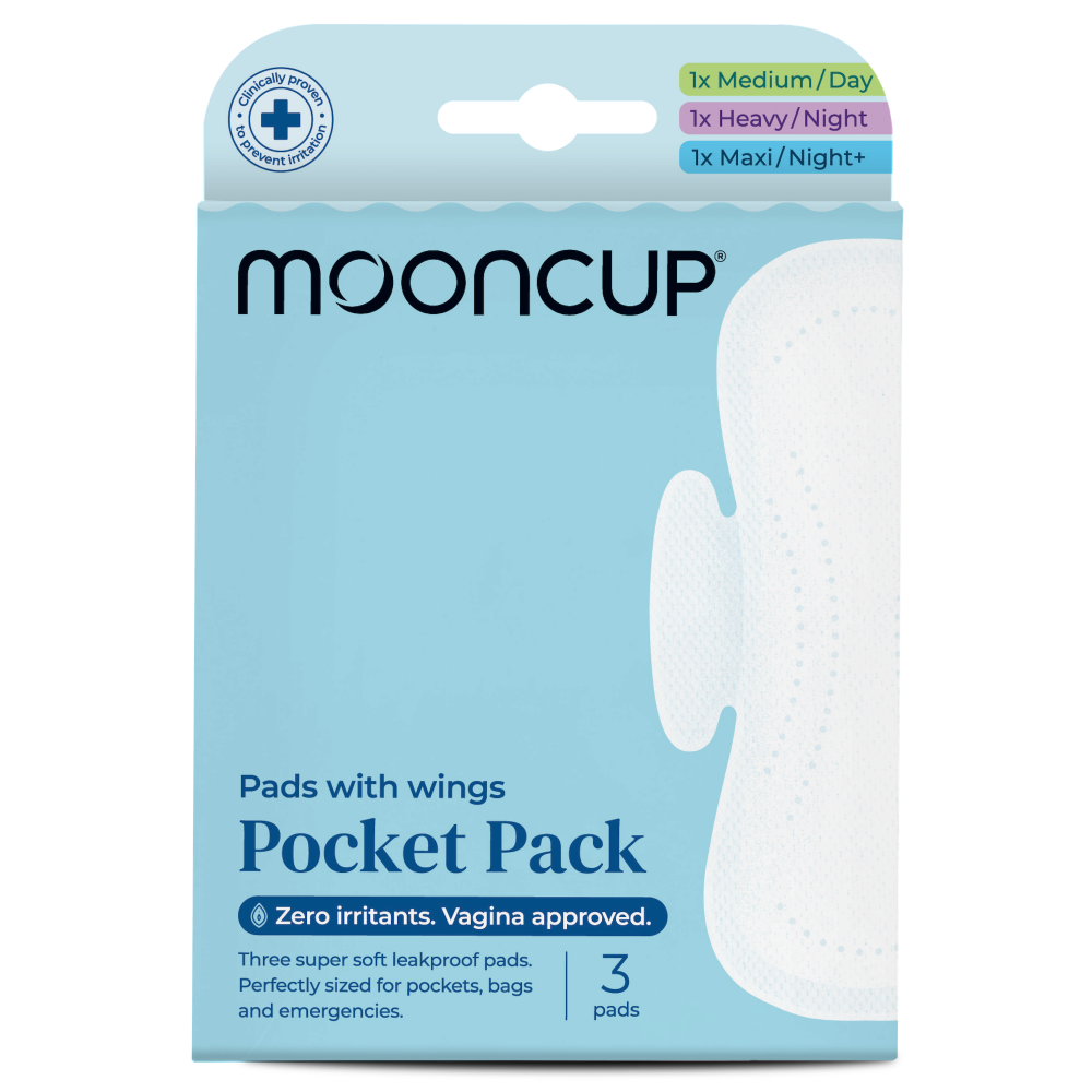 Mooncup Pocket Pack - 3 x Pads with Wings