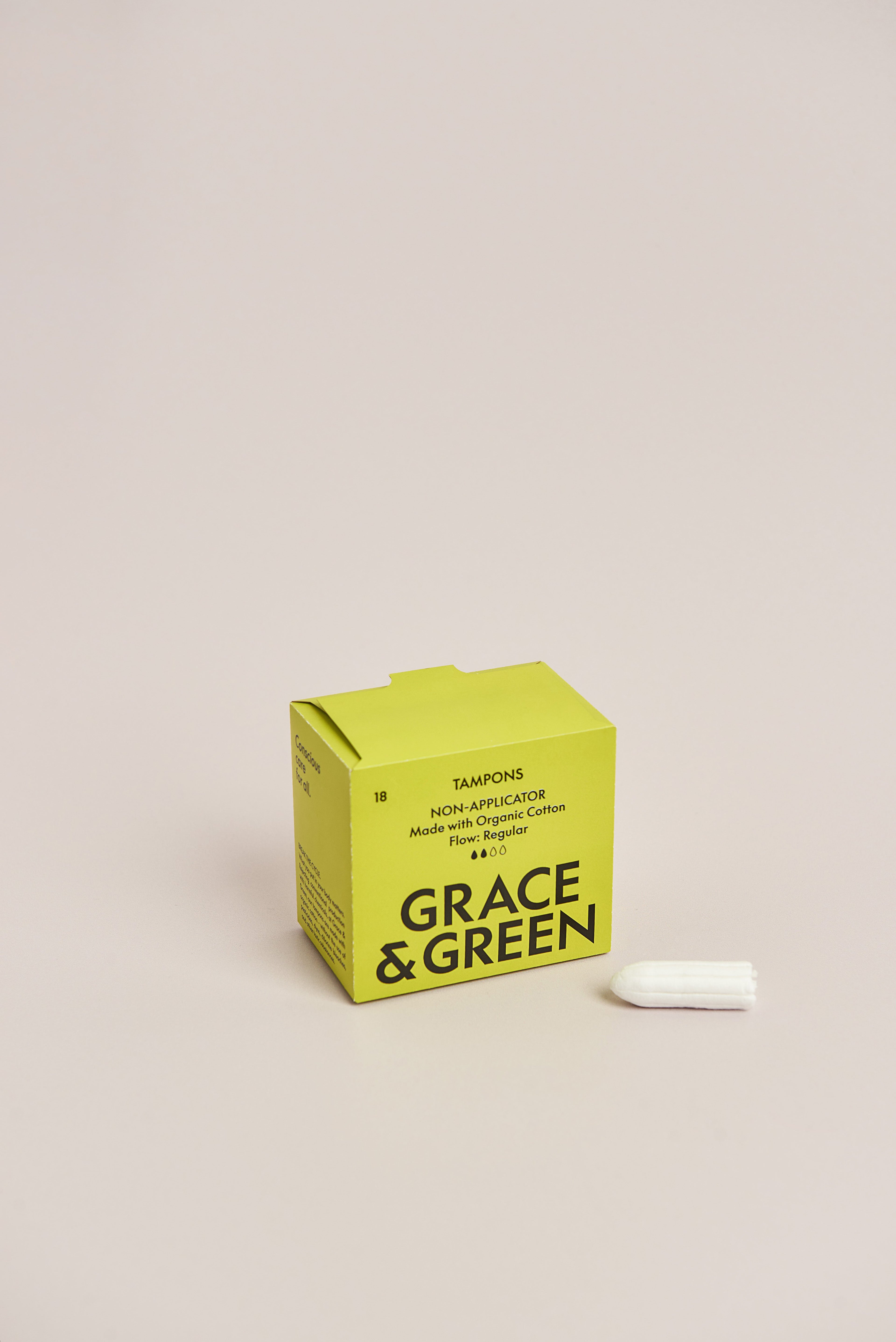 Organic Cotton Non-applicator Tampons