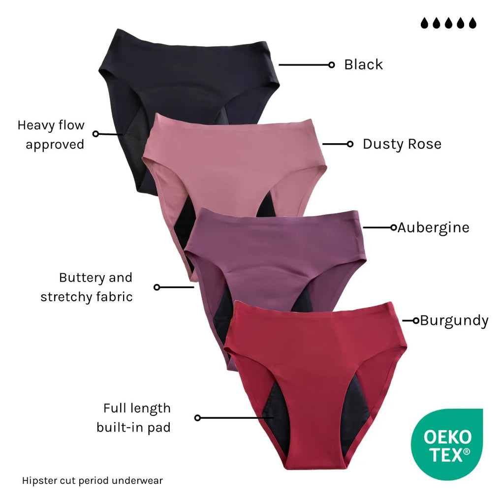 Flow Freedom Period Underwear for Leak Protection and Comfort