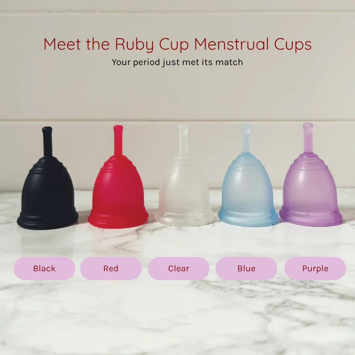 Premium Ruby Cup Menstrual Cup for Confident Period Protection