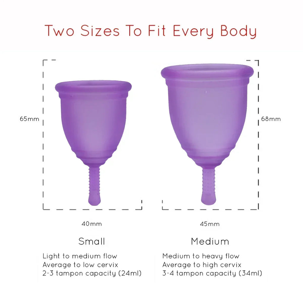 Premium Ruby Cup Menstrual Cup for Confident Period Protection