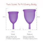 Premium Ruby Cup Menstrual Cup for Confident Period Protection
