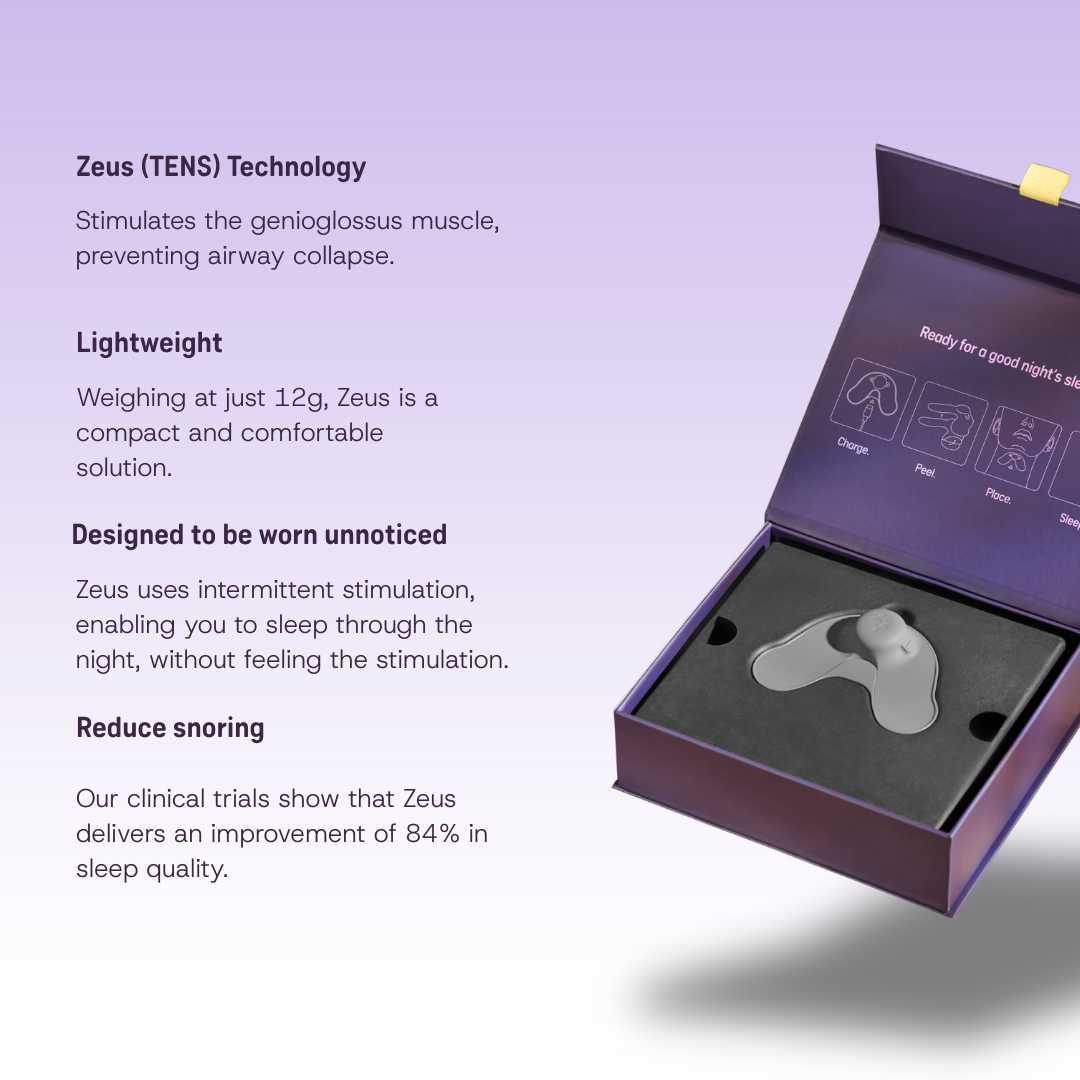 Zeus Anti-Snoring TENS Device – Tongue & Throat Support