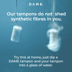 DAME Organic Cotton Tampons Value Pack – 3 Absorbencies