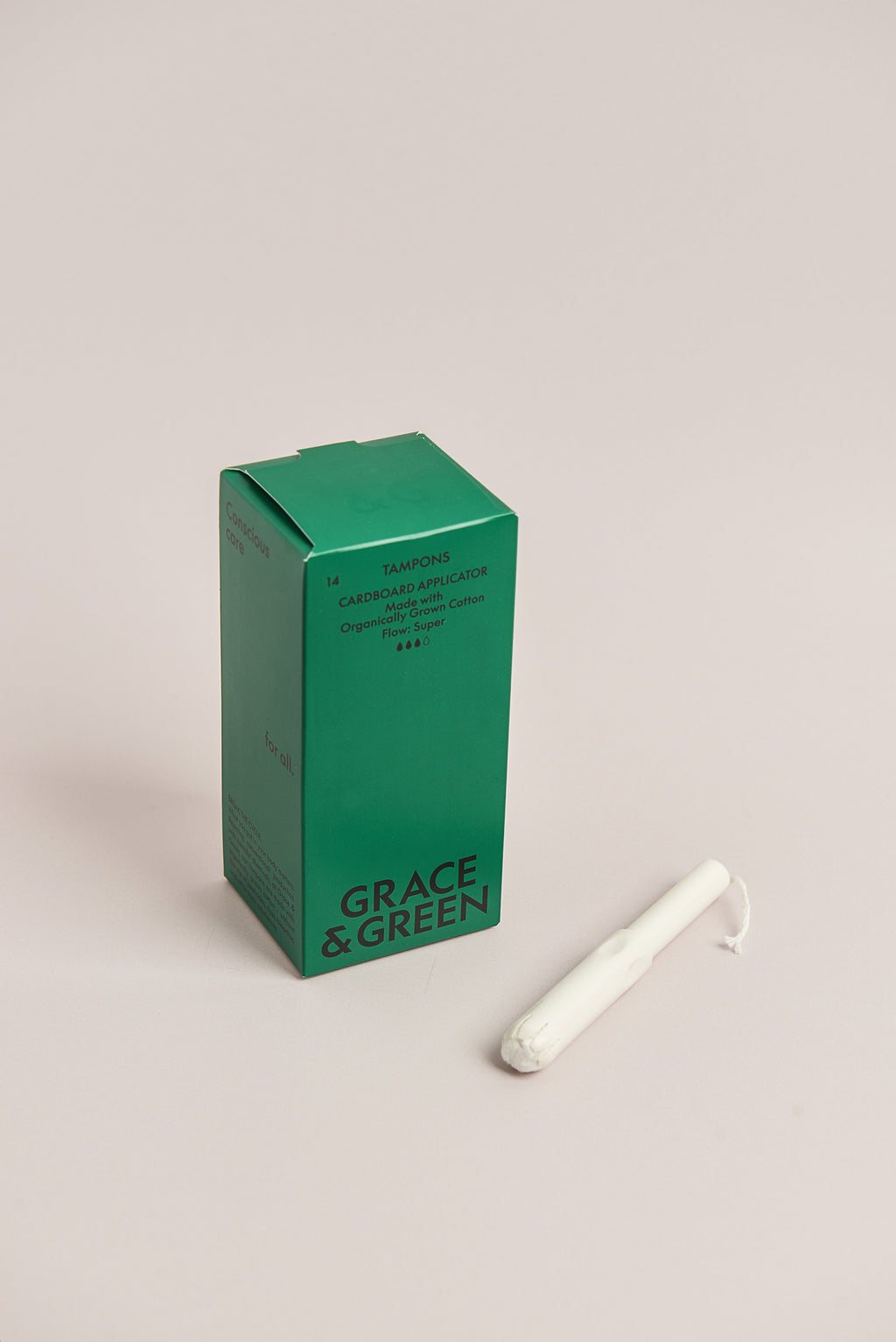 Grace & Green Heavy Flow Applicator Tampon & Pad Bundle