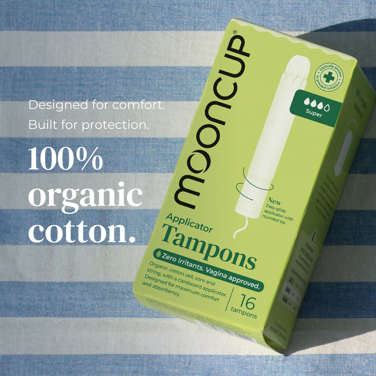 Mooncup Applicator Tampons (Super)