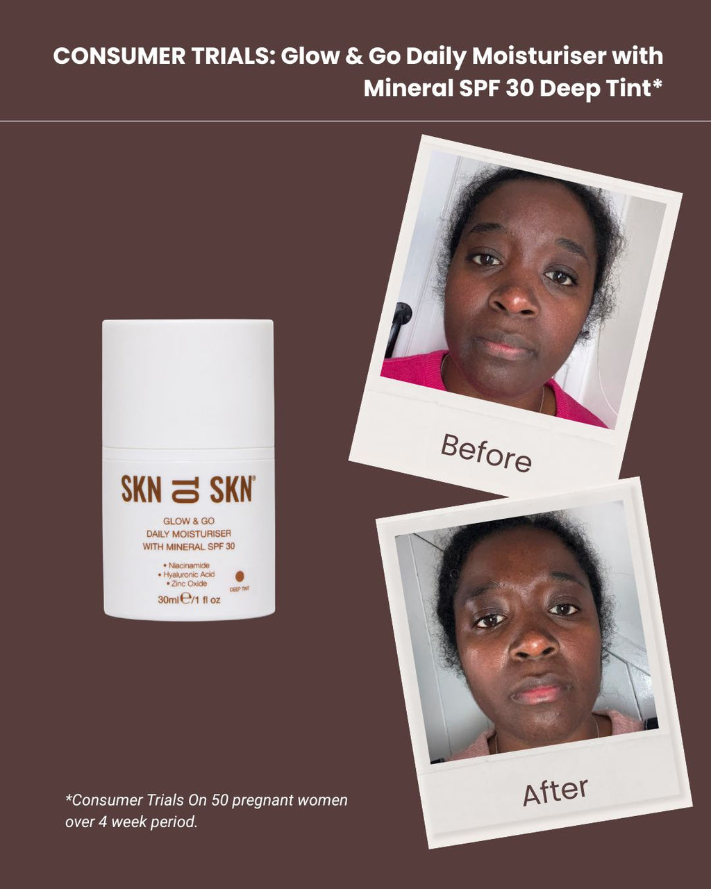 Glow & Go Mineral SPF 30 Daily Moisturiser for Skin Care