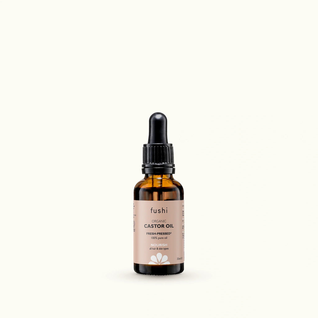 Fushi Pure Organic Castor Oil 30ml for Healthy Hair and Skin